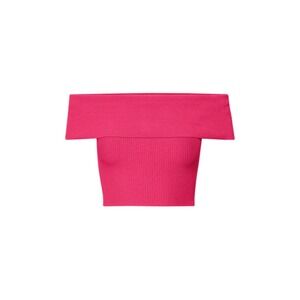 Aritzia Babaton SCULPT‎ KNIT Off The shoulder Top Small Pink Sleeveless Large